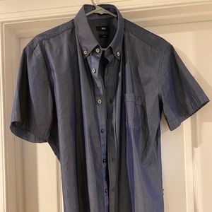 Hugo boss men’s large slim fit button down shirt